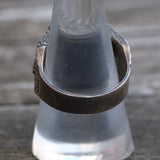 Vintage Sterling and Gold Eagle Ring 9.5