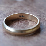 Vintage 14K Gold Band Ring 10