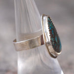 Vintage Sterling Turquoise Ring 7.25