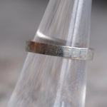 Vintage Sterling Silver Textured Band 6