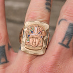 Vintage 1950’s Mexican Biker Ring 8.5