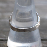 Vintage Sterling G Engraved Signet Ring 9.75