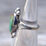 Vintage Sterling Turquoise Ring 3.25