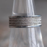 Vintage Sterling Silver Braided Band 7