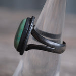 Vintage Sterling Turquoise RIng 6