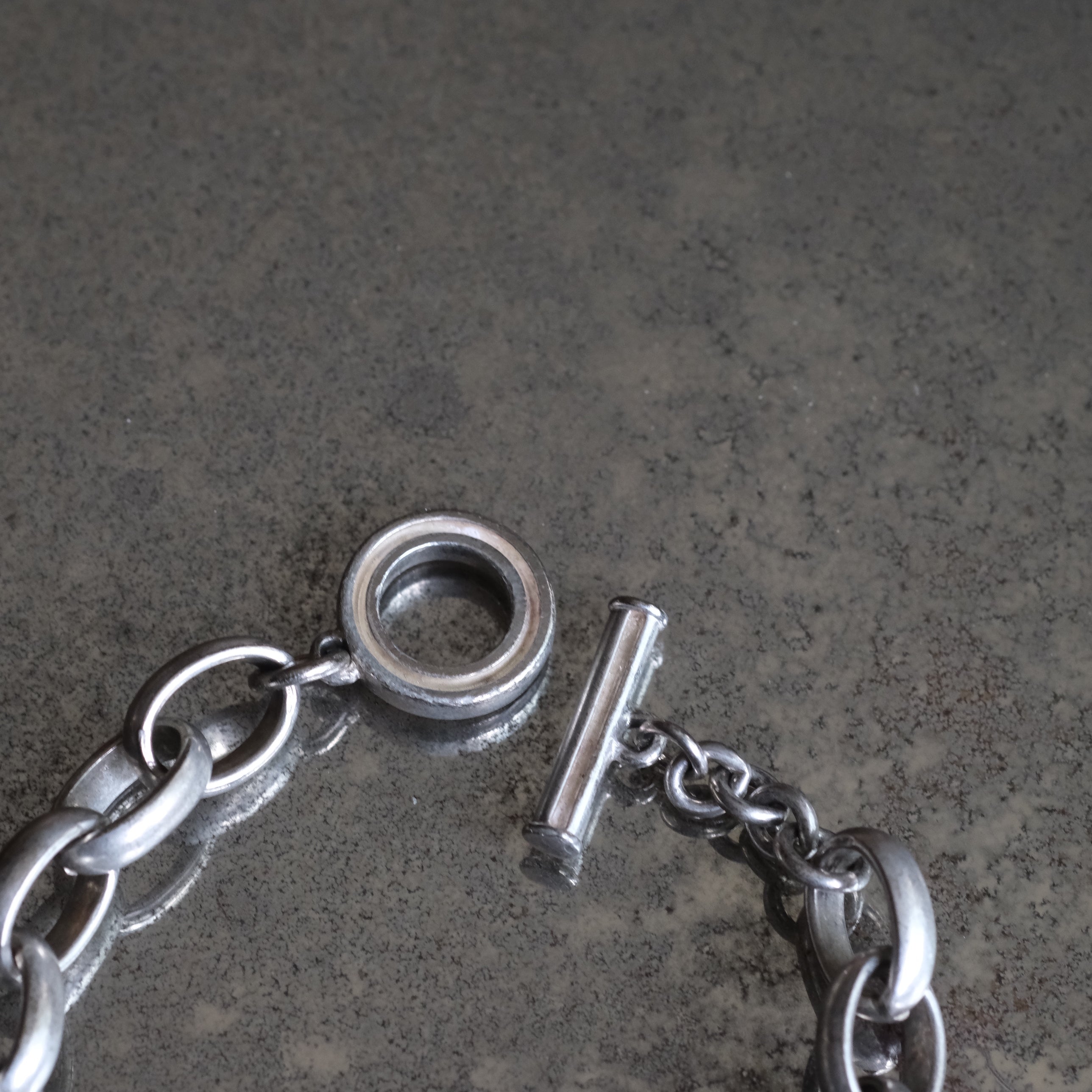 Vintage Sterling Silver Rolo Chain Bracelet 8.25"