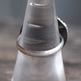 Vintage Sterling Turquoise Roper Ring 8