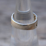 Vintage Sterling Leaf Band 4.5