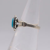 Vintage Sterling Turquoise Ring 5.25