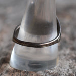 Vintage Sterling Turquoise Chip Overpass Ring 10.25