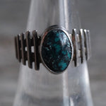 Vintage Sterling Turquoise Ring 6.5