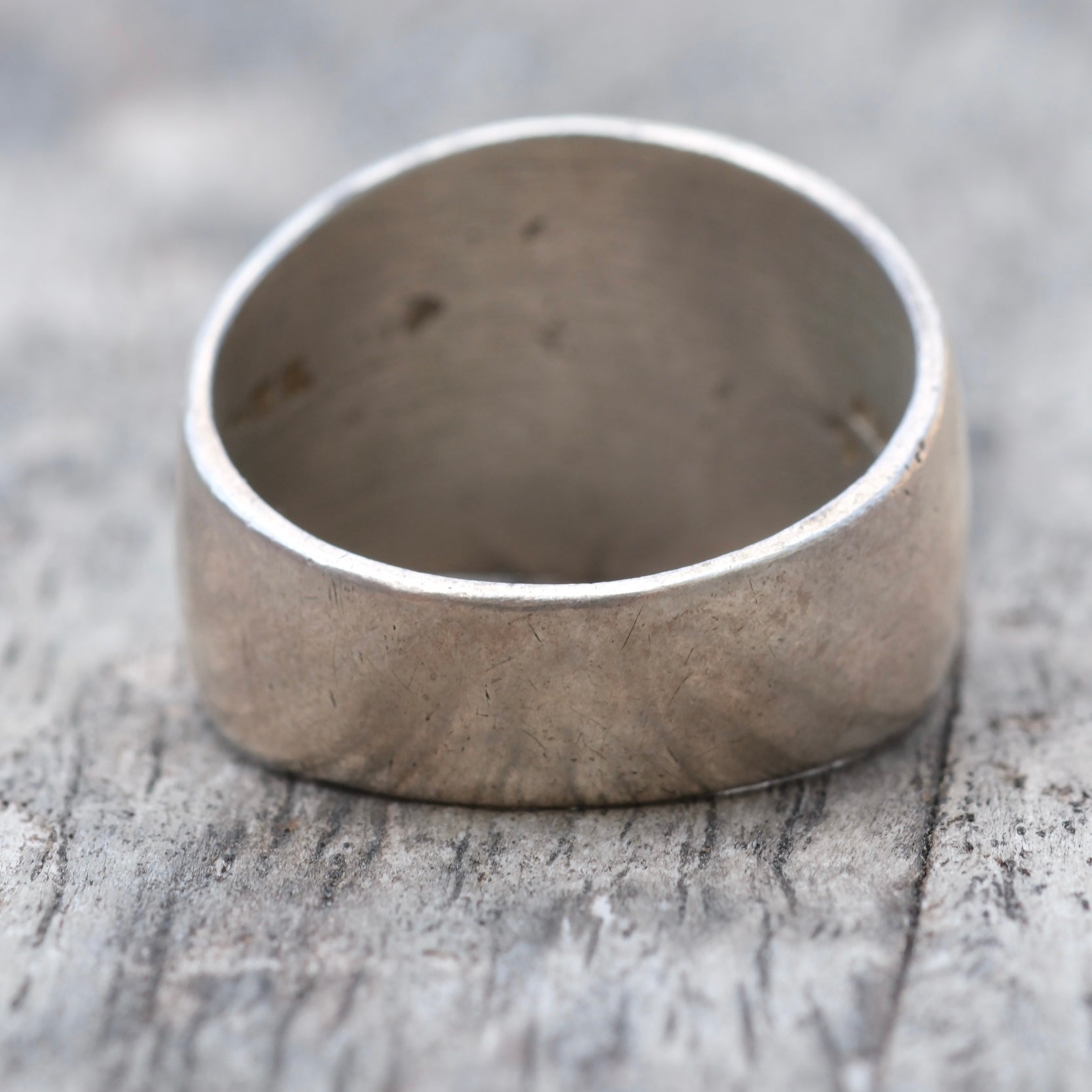 Vintage Sterling Aztec Calendar Ring 11