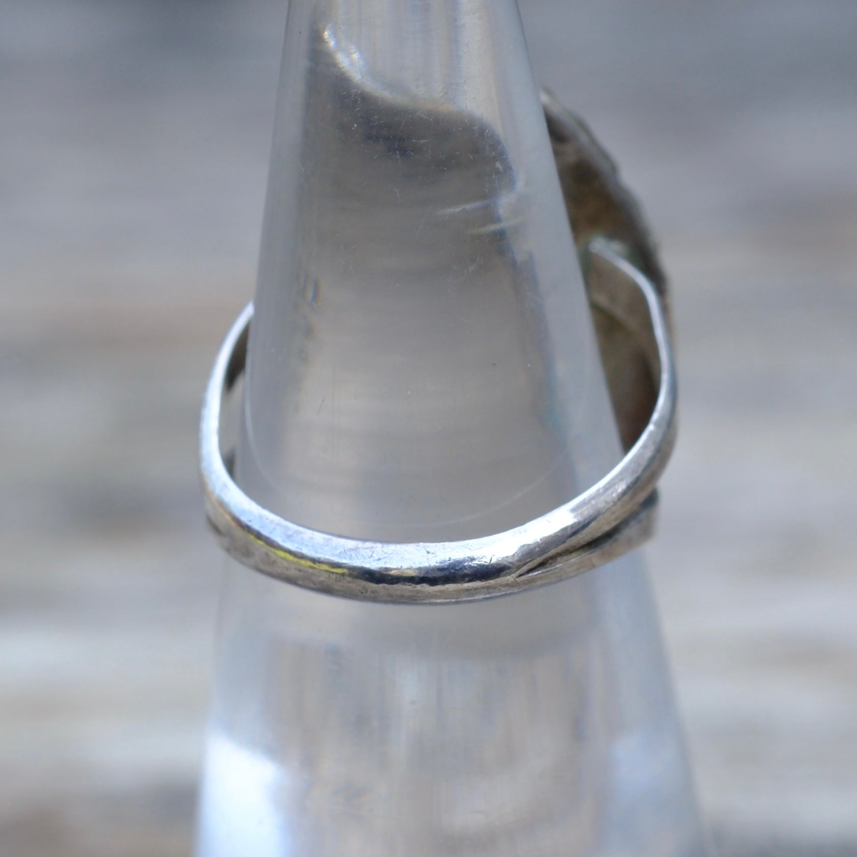 Vintage Sterling Zuni Inlay Ring 5.25