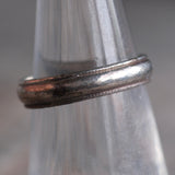 Vintage Sterling Ribbed Band 6