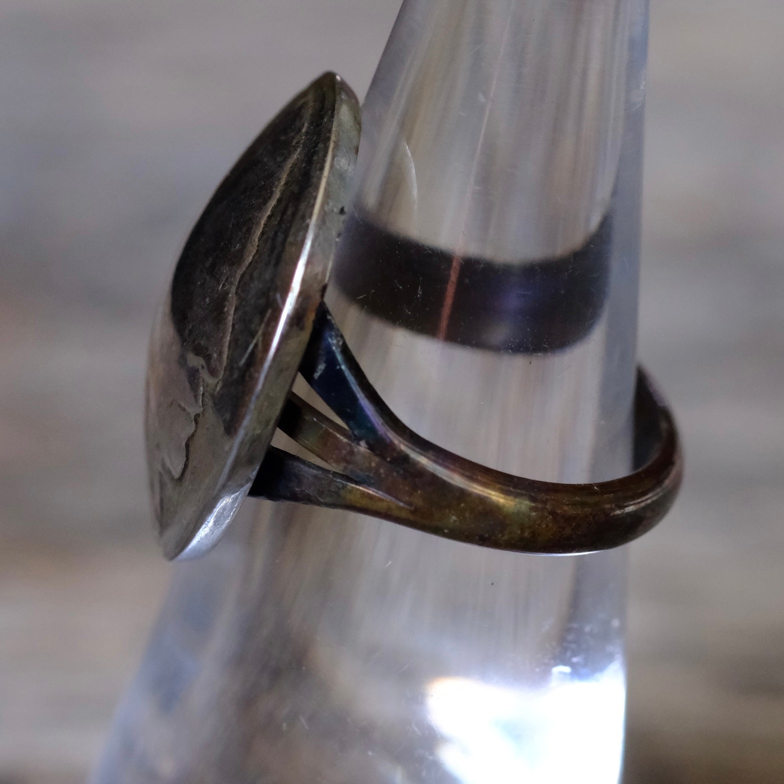 Vintage Buffalo Nickel Ring 5.5