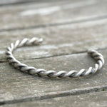 Vintage Sterling Silver Twisted Cuff