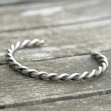 Vintage Sterling Silver Twisted Cuff