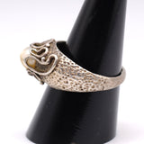 Vintage Sterling Mother Of Pearl Ring 9