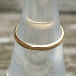 14K Yellow Gold Band Ring Size 6.5