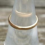 14K Yellow Gold Band Ring Size 6.5