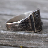 Vintage Sterling WWII KOREA Signet 9.75