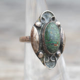Vintage Sterling Turquoise Ring 6