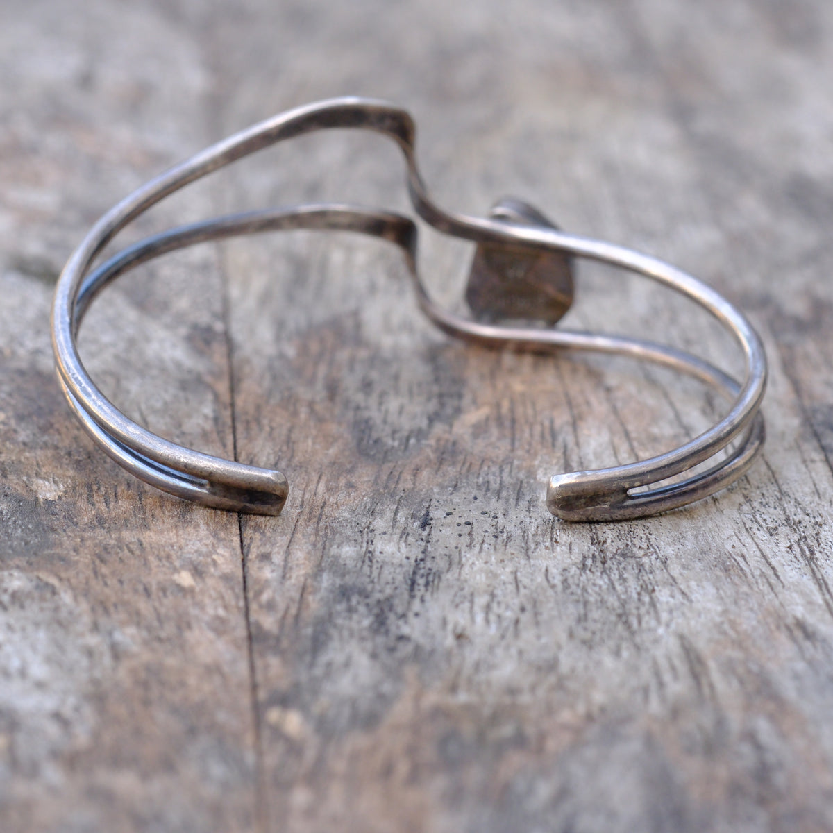 Vintage Sterling Turquoise Cuff Bracelet