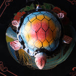 Hand Carved and Painted Turtle Wall Hanging