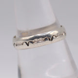Vintage Sterling Silver Stamped Band 8