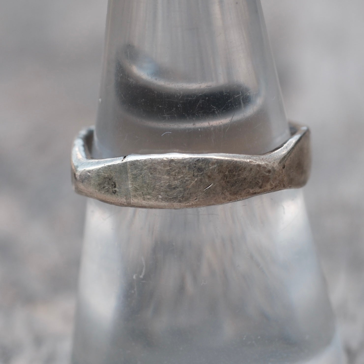 Vintage Sterling Jasper Ring 8