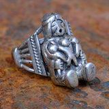 Vintage Sterling Storyteller Ring 9.75