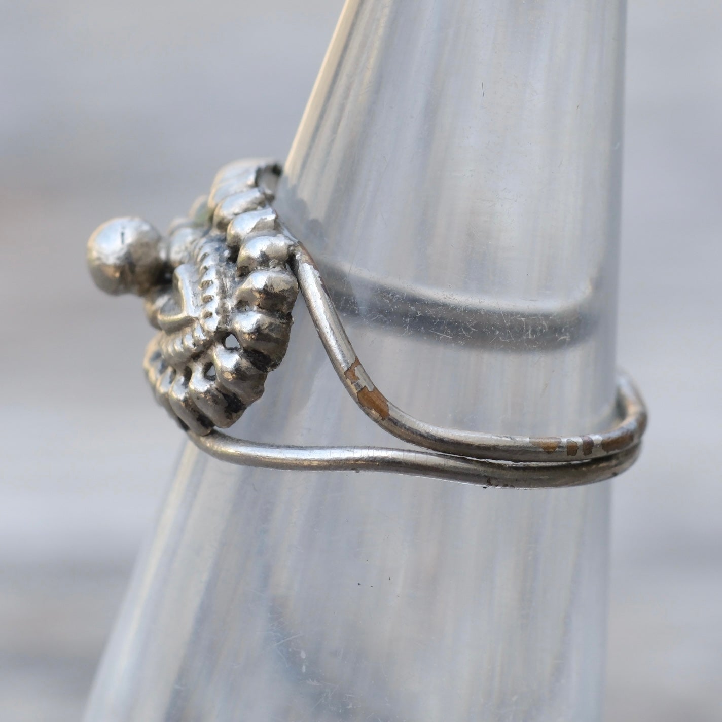 Vintage Sterling Orante Band Ring 4