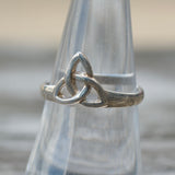 Vintage Sterling Celtic Ring 7.75