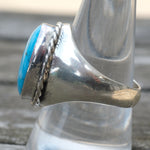 Vintage Sterling Turquoise Ring 10