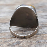 Vintage Sterling Tigers Eye Centurion Ring 10.5