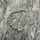 Vintage Sterling Silver Chain Bracelet
