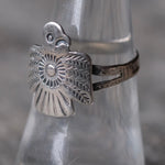 Vintage Sterling Silver Thunderbird Ring 7