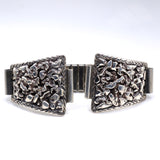 Vintage Sterling Silver Nugget Watch Band