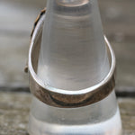 Vintage Sterling And Copper Eagle Ring 10
