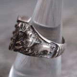 Vintage Sterling Silver Lucky Horseshoe Ring 9