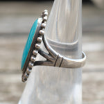 Vintage Sterling Turquoise Ring 6