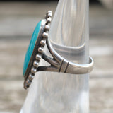 Vintage Sterling Turquoise Ring 6