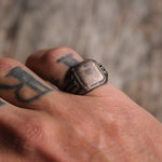 Vintage Sterling Silver Signet Ring 7