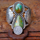 MASSIVE Vintage Sterling Royston Winged Cuff