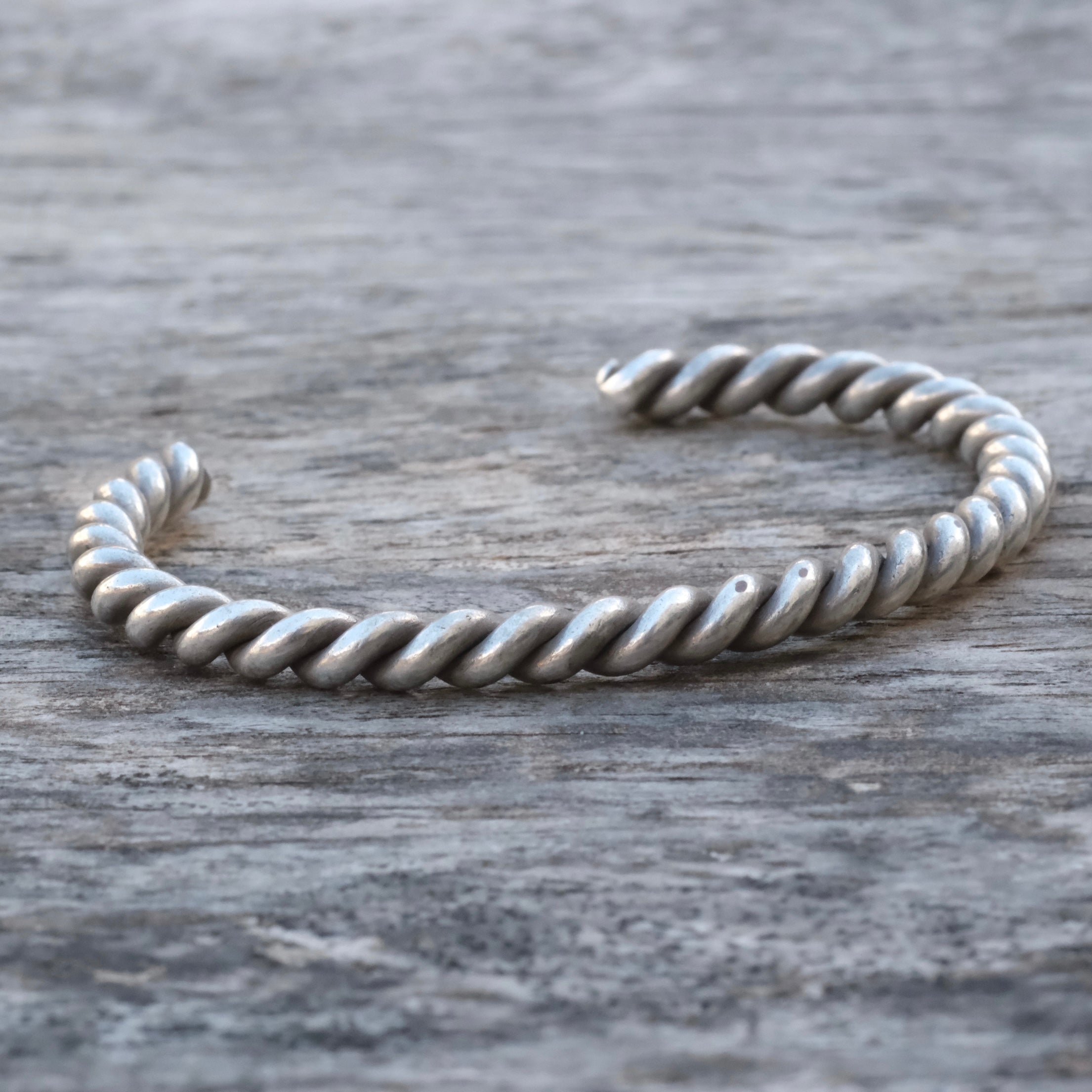 Vintage Sterling Twisted Cuff Bracelet
