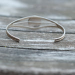 Vintage Sterling Turquoise Shadowbox Cuff