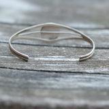 Vintage Sterling Turquoise Shadowbox Cuff