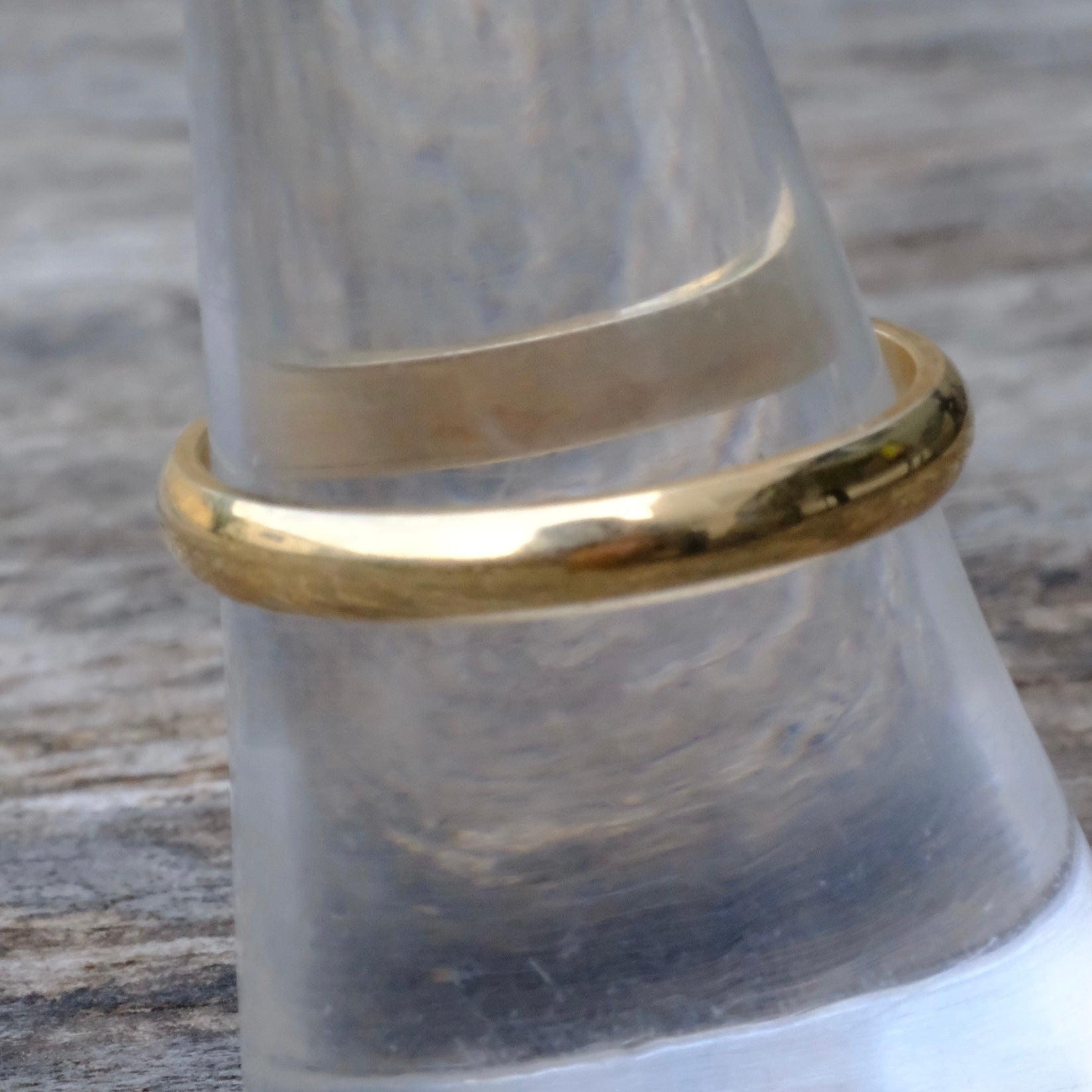 Vintage 14K Gold Band Ring 8.75
