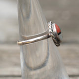 Vintage Sterling Zuni Sunface Roper Ring 4.25