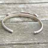 Vintage Sterling 5-Stone Turquoise Cuff
